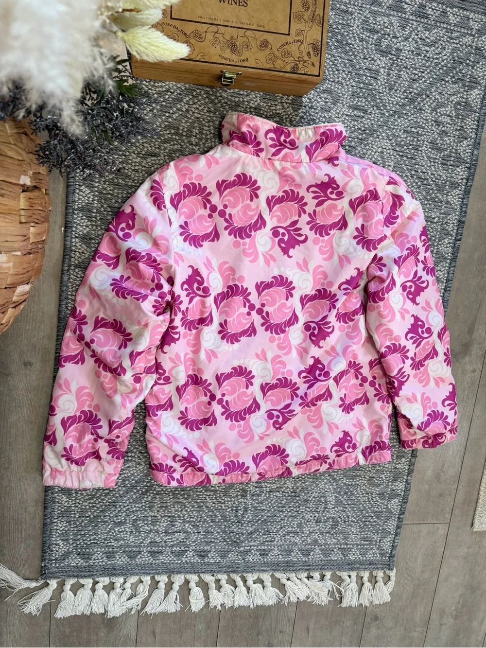 Vintage ZeroXposur Girls Pink Reversible Jacket Size XL